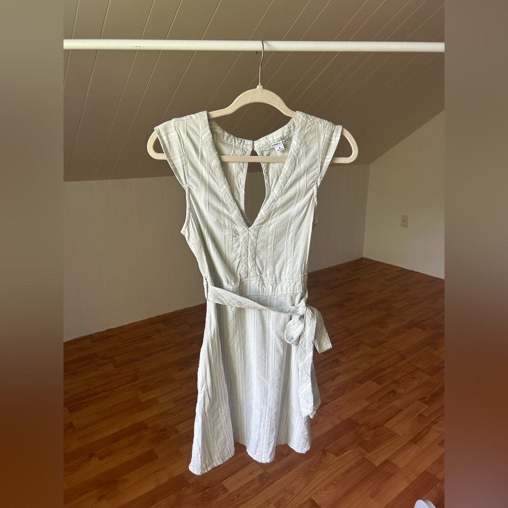 O'Neill Cream Midi Dress with Belt